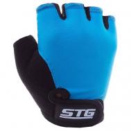 Перчатки , светоотражающие элементы, регулируемые манжеты, размер XS, синий, серый STG