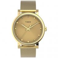 Наручные часы  TW2U05400YL, золотой, бежевый Timex
