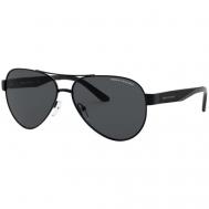 Солнцезащитные очки  AX 2034S 600087, черный, серый Armani Exchange