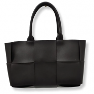 Комплект сумок , натуральная кожа, черный Mega Outlet