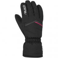Перчатки  Marisa, размер 7, черный, розовый REUSCH