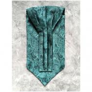 Шейный платок , вискоза, для мужчин, бирюзовый Starkman