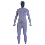 Термобелье комбинезон  Classic Ninja Suit, влагоотводящий материал, размер XXS, фиолетовый Airblaster