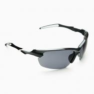 Солнцезащитные очки , кошачий глаз, оправа: пластик, спортивные, с защитой от УФ, для женщин, серый Pr-Market