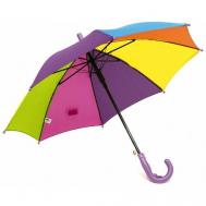Зонт-трость полуавтомат, купол 87 см., фиолетовый Universal Umbrella
