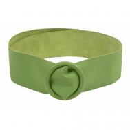 Ремень , натуральная кожа, подарочная упаковка, для женщин, размер one size, длина 110 см., зеленый Sefaro