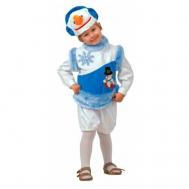 Карнавальный костюм «Снеговик снежный», плюш, размер 28, рост 110 см RusExpress