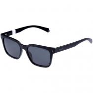 Солнцезащитные очки , квадратные, оправа: пластик, спортивные, поляризационные, черный Polaroid