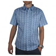 Рубашка , размер 48/M/178-186, синий Маэстро