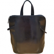 Рюкзак  кросс-боди , экокожа, внутренний карман, регулируемый ремень, черный Delliludelena