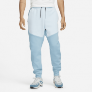 Беговые брюки  Tech Fleece, размер S, голубой Nike
