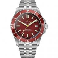 Наручные часы  наручные красные часы с браслетом из нержавеющей стали мужские, красный Meccaniche Veneziane