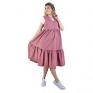 Платье , размер 46-48, розовый Мамуля Красотуля