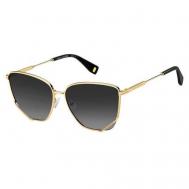 Солнцезащитные очки , прямоугольные, оправа: металл, для женщин, золотой Marc Jacobs