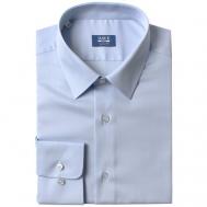 Мужская рубашка  000118-RF, размер 42 182-188, цвет голубой Dave Raball