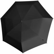 Мини-зонт , механика, 5 сложений, купол 90 см., 7 спиц, система «антиветер», чехол в комплекте, черный Knirps