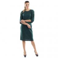 Платье , размер 44, зеленый БАСТ