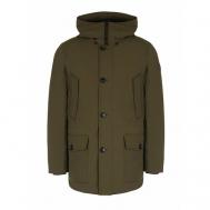 куртка , демисезон/зима, силуэт прямой, размер L, хаки Woolrich