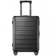 Чемодан-самокат  Rhine Luggage, 66 л, размер M, черный, белый Ninetygo