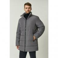 куртка  зимняя, силуэт прямой, размер 50, серый Baon