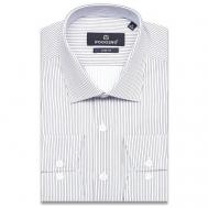 Рубашка , размер XL (43-44 cm.), серый Poggino