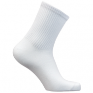 Женские носки  средние, нескользящие, 6 пар, размер 35-40, белый Elintex