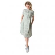 Платье , размер 50 (XL), зеленый Мамуля Красотуля