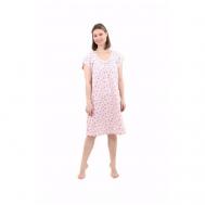 Сорочка , трикотажная, размер 54, розовый Глория Трикотаж