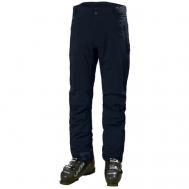 брюки , карманы, мембрана, регулировка объема талии, водонепроницаемые, размер S, синий, черный Helly Hansen