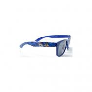Солнцезащитные очки , прямоугольные, оправа: пластик, синий Priority
