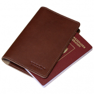 Обложка для паспорта , коричневый Apache