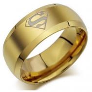 Кольцо , размер 22.5, серебряный, золотой 2BEMAN