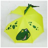 Зонт-трость зеленый Без бренда
