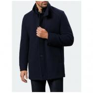 куртка , демисезон/зима, внутренний карман, манжеты, размер 58, синий Pierre Cardin