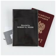 Обложка для паспорта , черный Razzzrabotki