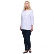 Блуза  , размер 52, фиолетовый OLSI