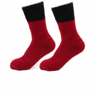 Носки , размер 37-41, красный, черный Кушан