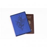 Обложка для паспорта , синий Coup