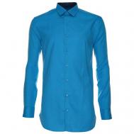 Рубашка , размер 44/XS/170-178/38 ворот, синий Imperator