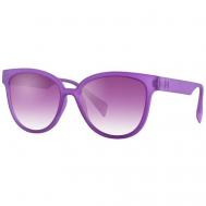 Солнцезащитные очки , бабочка, оправа: пластик, с защитой от УФ, для женщин, фиолетовый Italia Independent