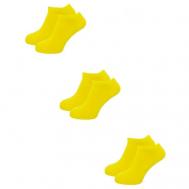 Носки , 3 пары, размер 37/40, желтый LORENZLINE