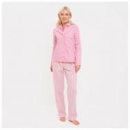Пижама , размер 40-42, розовый, голубой KAFTAN