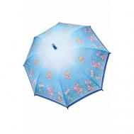 Зонт-трость , синий, голубой Три Слона