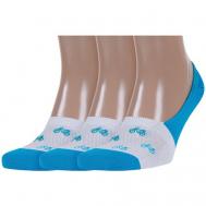 Мужские носки , 3 пары, размер 25-29 (39-43), голубой LORENZLINE