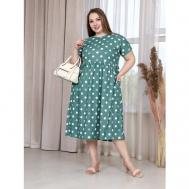 Платье , размер 54, зеленый ZOYA
