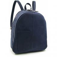 Рюкзак  тоут  JAB1351, натуральная кожа, отделение для ноутбука, вмещает А4, внутренний карман, синий J. Audmorr