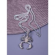 Кулон скорпион Подвеска на шею мужская женская цепь подарок Kcgames