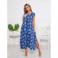 Платье , размер 48, синий Инсар Текстиль