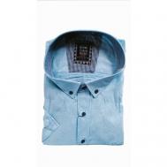 Рубашка , размер 8XL(72), синий Bettino