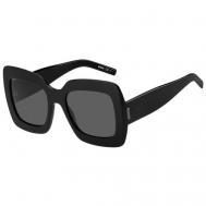 Солнцезащитные очки BOSS, квадратные, для женщин, черный Hugo Boss
